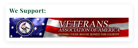 We support the Veterans Association of America We support the Veterans Association of America